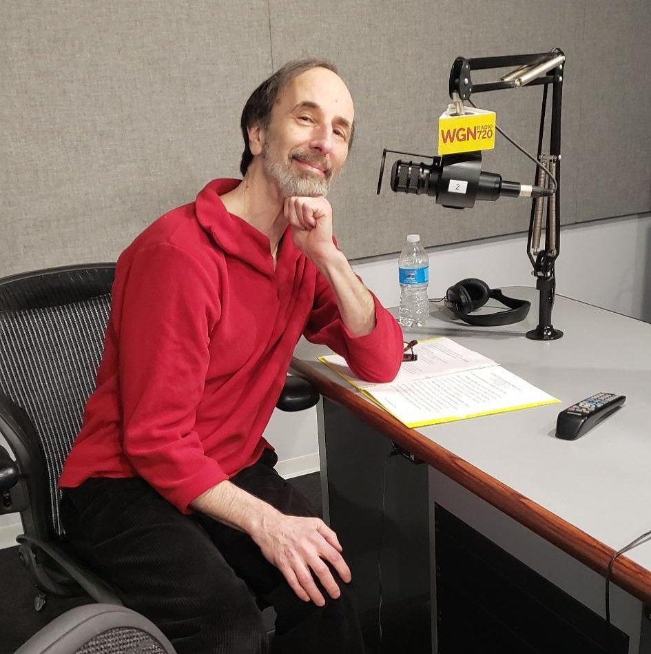 Blake Levinson in the WGN Radio 720 studio